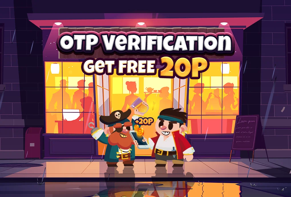 OTP Verification Get Free 20P