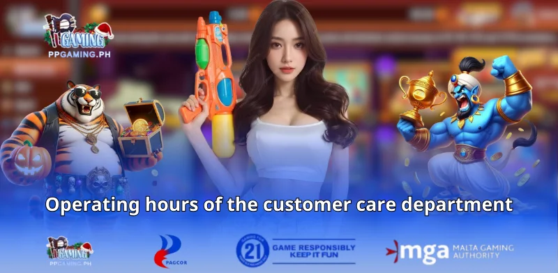 Operating hours of the customer care department