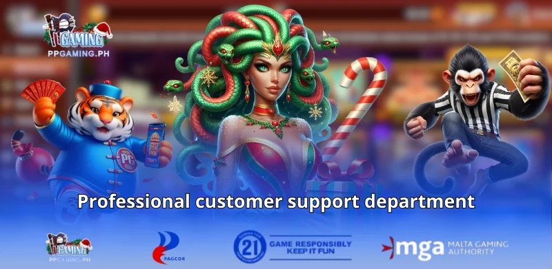 Professional customer support department